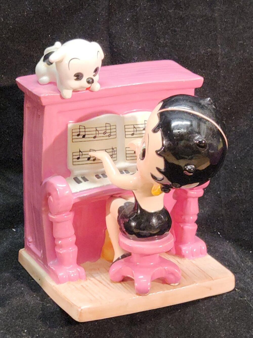 Vintage Betty Boop Piano Music Box Figurine by Enesco (2000)